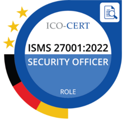 ICO-CERT_ISMS27001:2022_Security-Officer_Logo