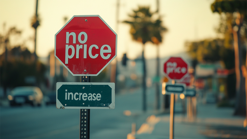 Grafik No price Schild
