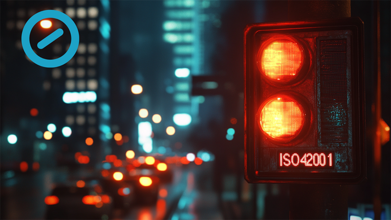 SERVIEW Grafik ISO42001 mit Ampel 