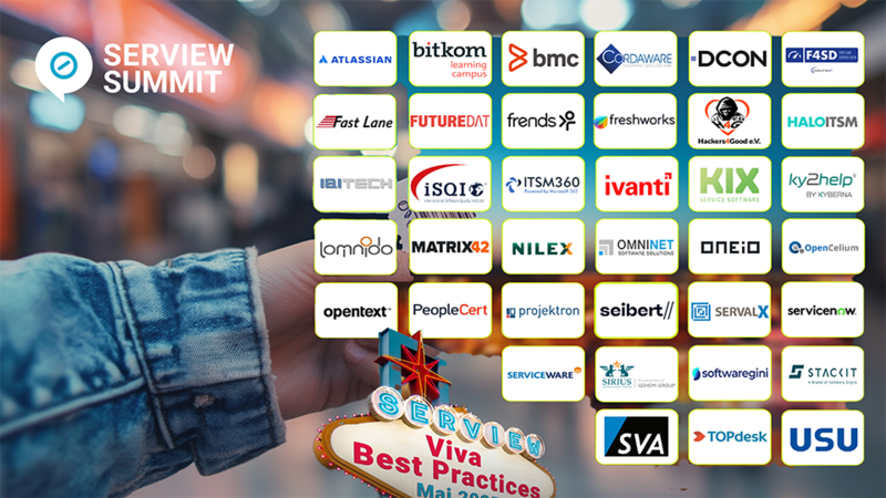 Grafik SERVIEW Summit25 Aussteller Übersicht